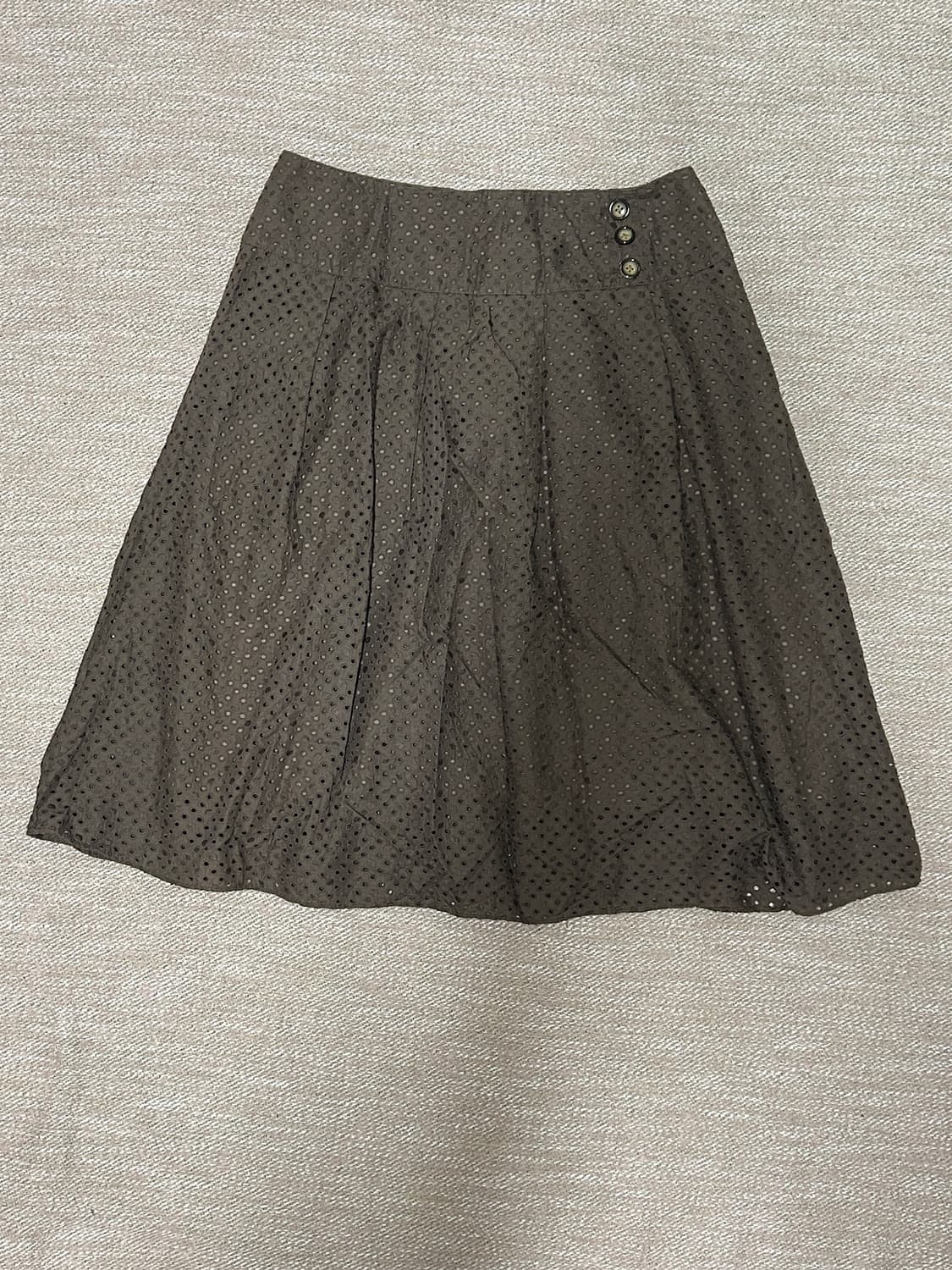 펀칭 도트 플레어 스커트 상품이미지7