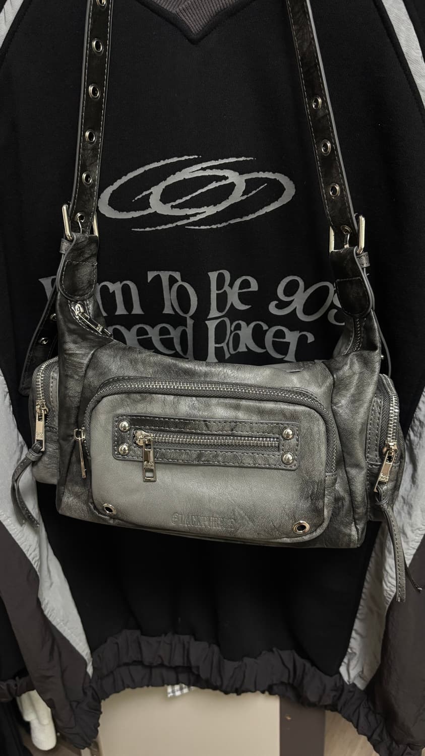 블랙 퍼플 마르코 백 Marco Bag_DUSTY GRAY 상품이미지2