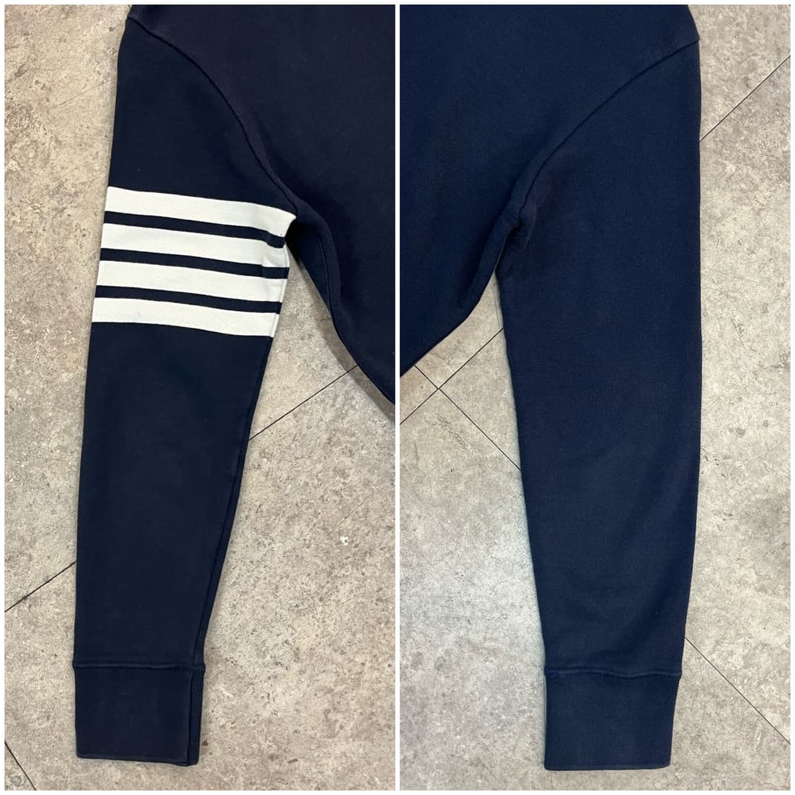 톰브라운 루프백 4-바 맨투맨 네이비 2 #csz3935 상품이미지9