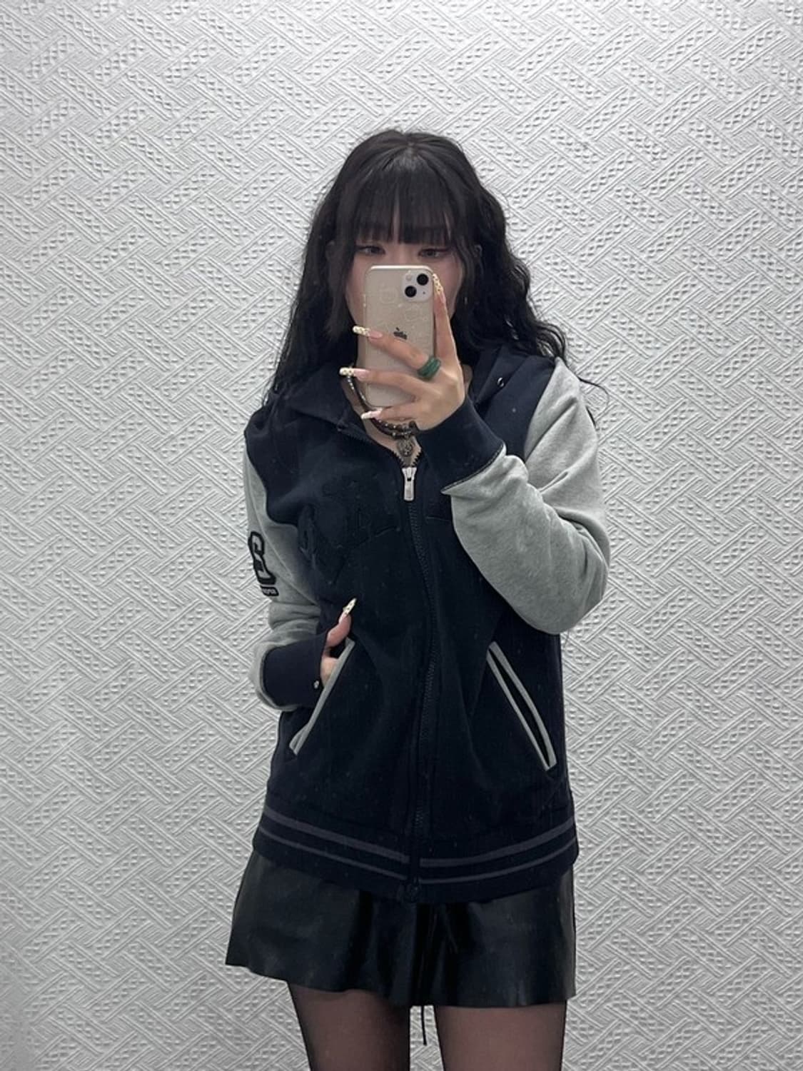 나이키 올드스쿨 스트릿 빈티지 양털로고 후드집업 M C09971 상품이미지2