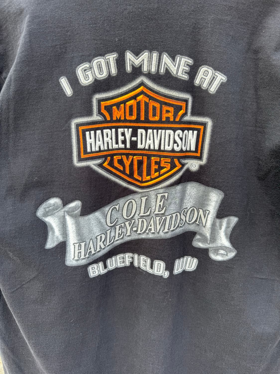 00s 할리데이비슨 빈티지 2007 프린팅 반팔 티셔츠 L 상품이미지4