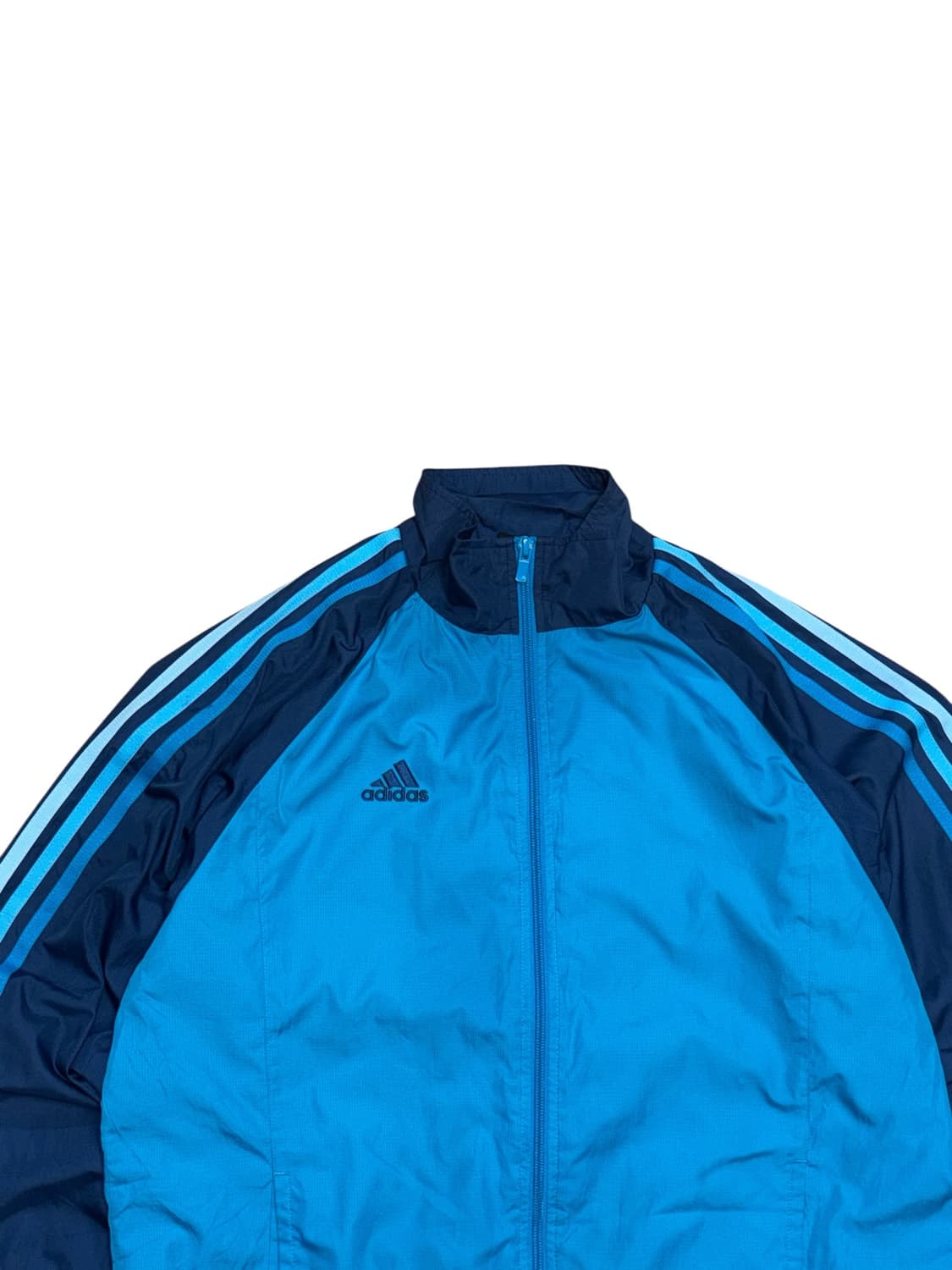 아디다스 네이비 블루 그라데이션 바람막이 져지 상품이미지5