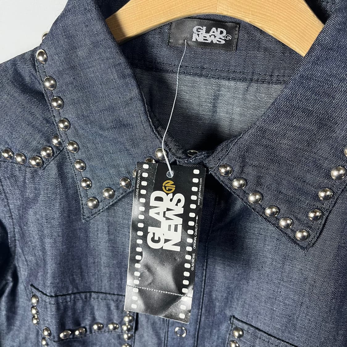 [GLAD NEWS] 글래드뉴스 스터드 웨스턴셔츠 (새상품) 상품이미지5