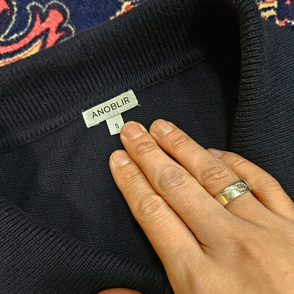 아노블리어(Anoblir) 루즈핏 빅카라넥 숏 가디건  상품이미지4