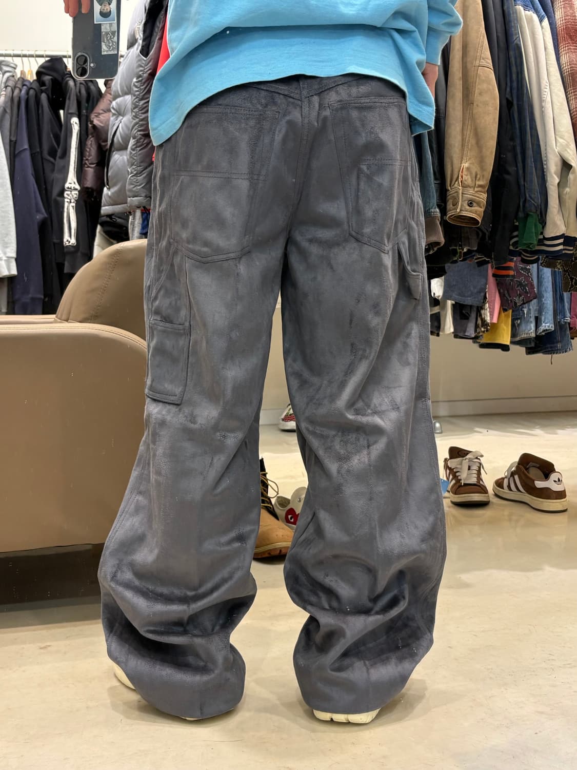 RÊVE JEANS | 레브 진 페이크 스웨이드 팬츠 상품이미지9