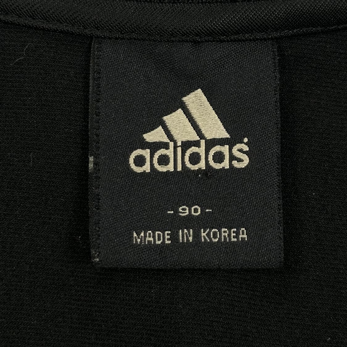 아디다스 y2k 여성 큐빅 슬림핏 져지 블랙 골드 여성S 상품이미지5