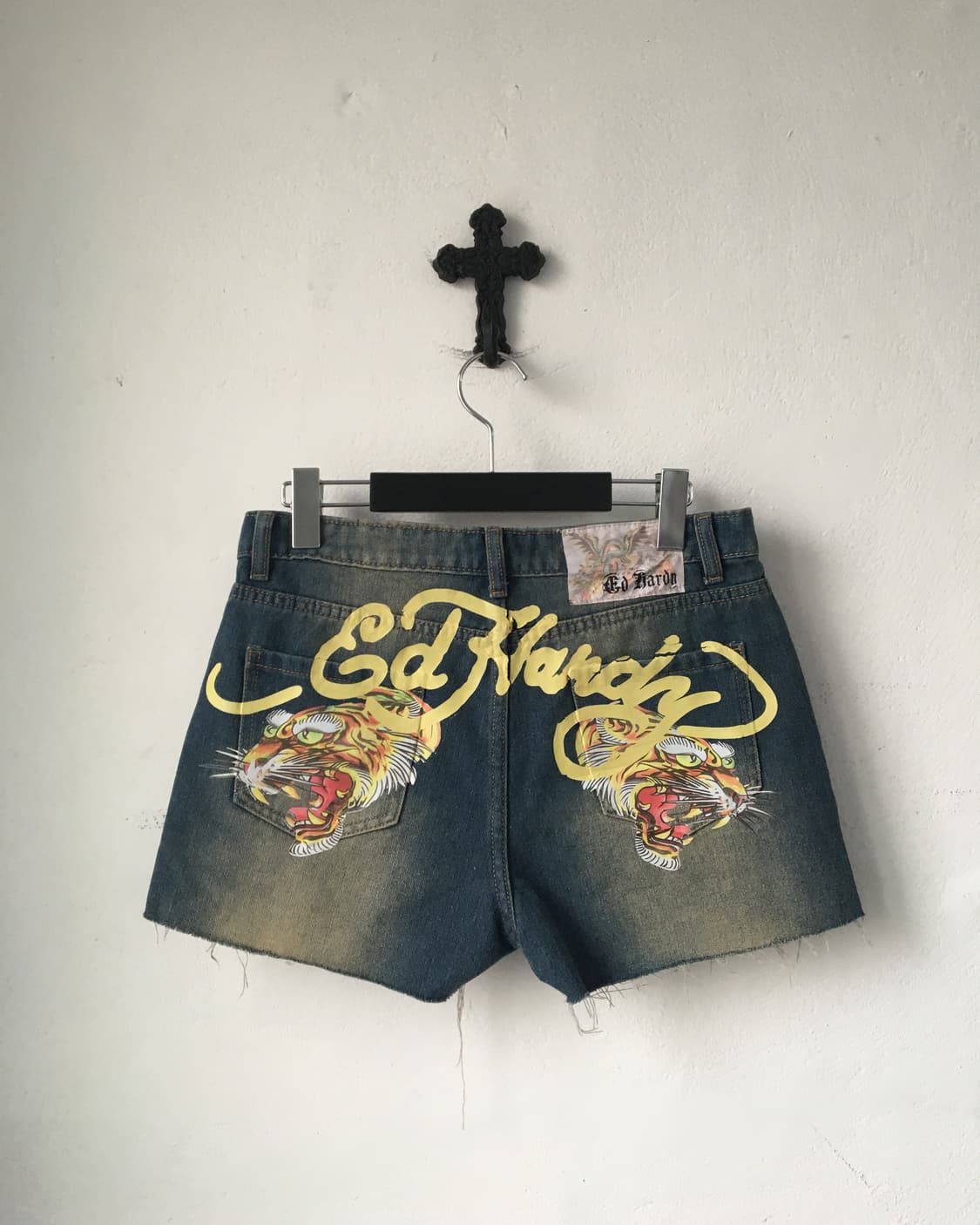 Edhardy printing denim short 상품이미지1