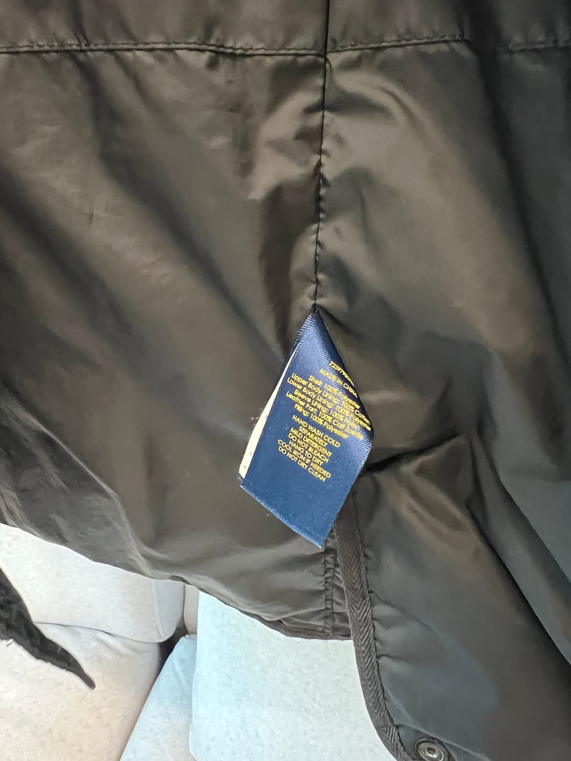 폴로 블랙 퀼팅 자켓  상품이미지6