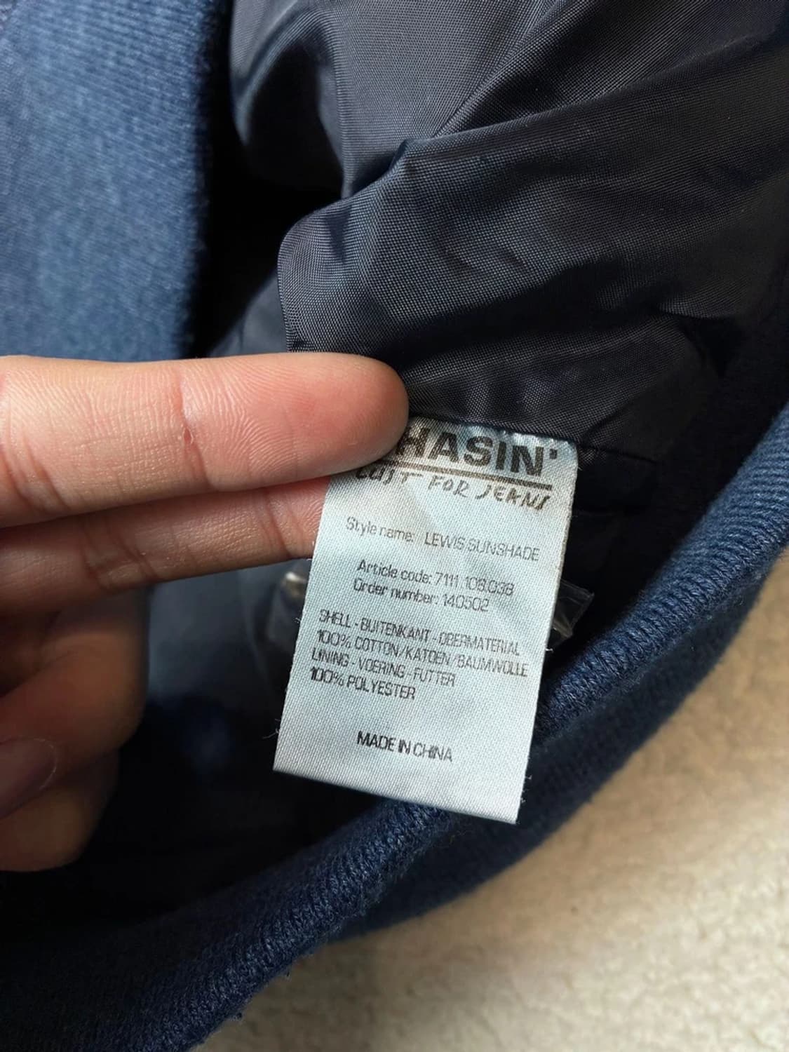 CHASIN 00's 재팬 유틸리티 후디 데님 자켓 PN7022 상품이미지10