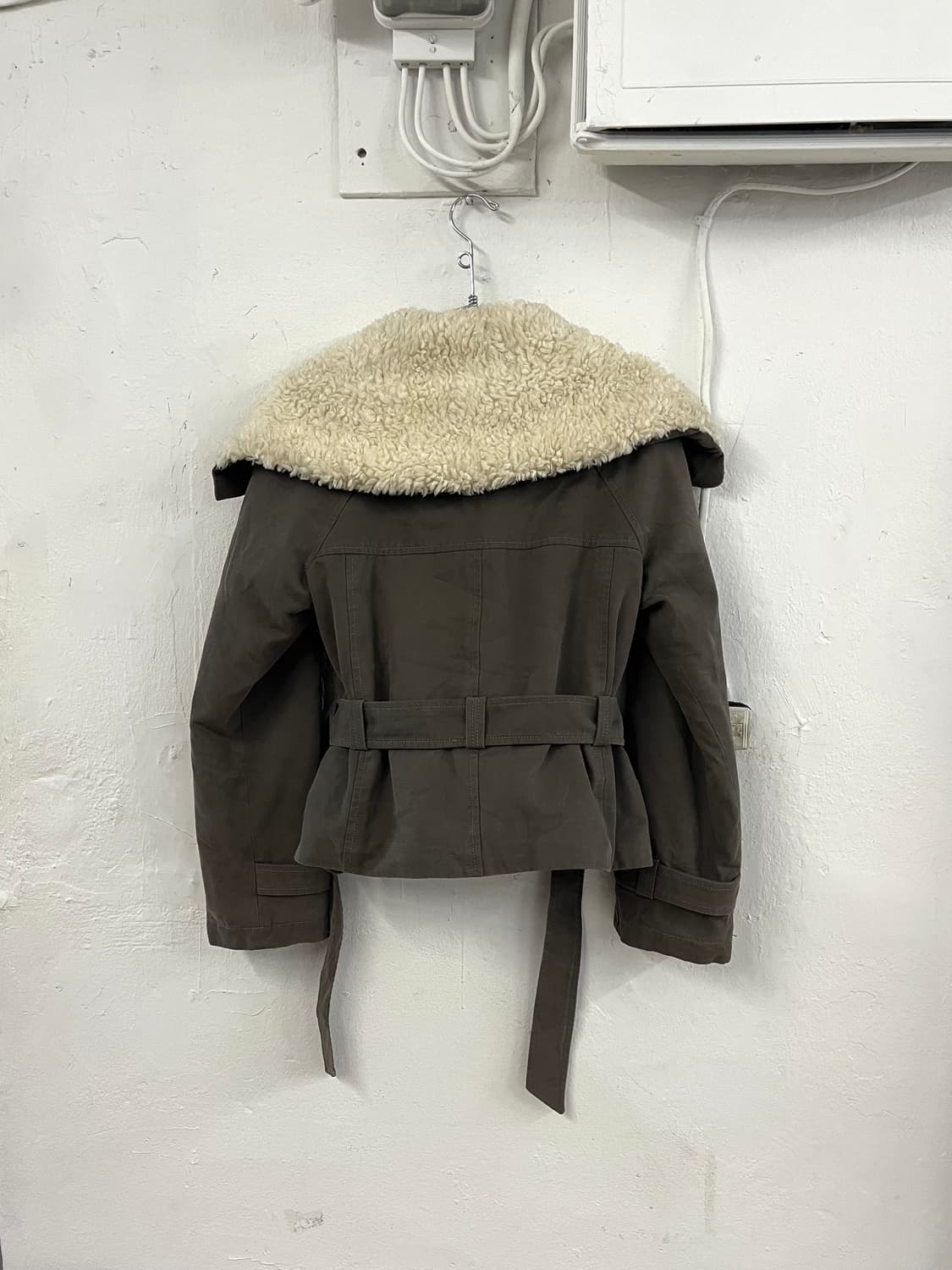 이자벨마랑 2005 런웨이 램 시어링 카라 자켓 상품이미지9