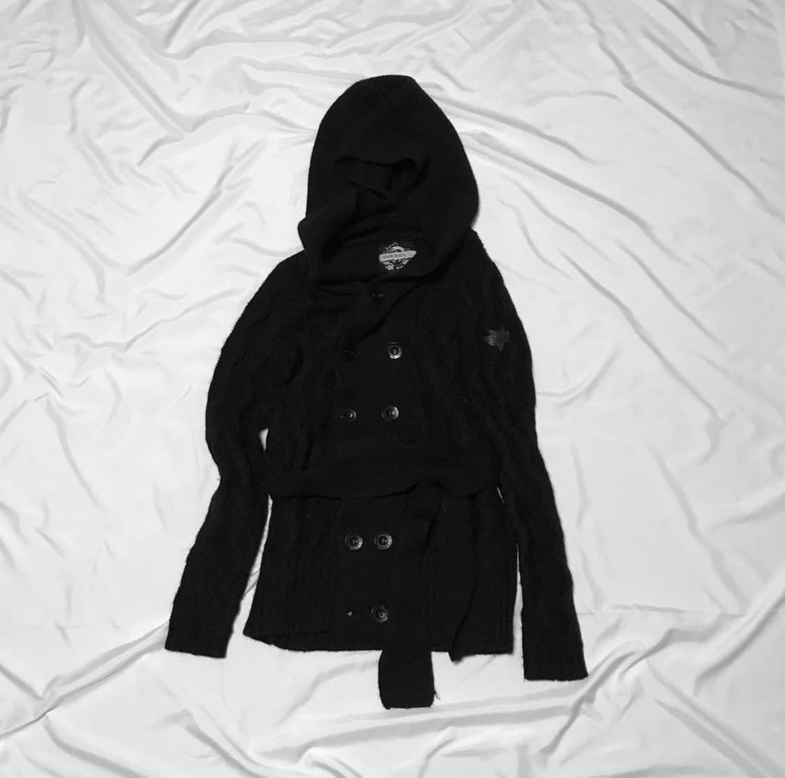 Diesel 디젤 니트 후드 가디건 상품이미지1