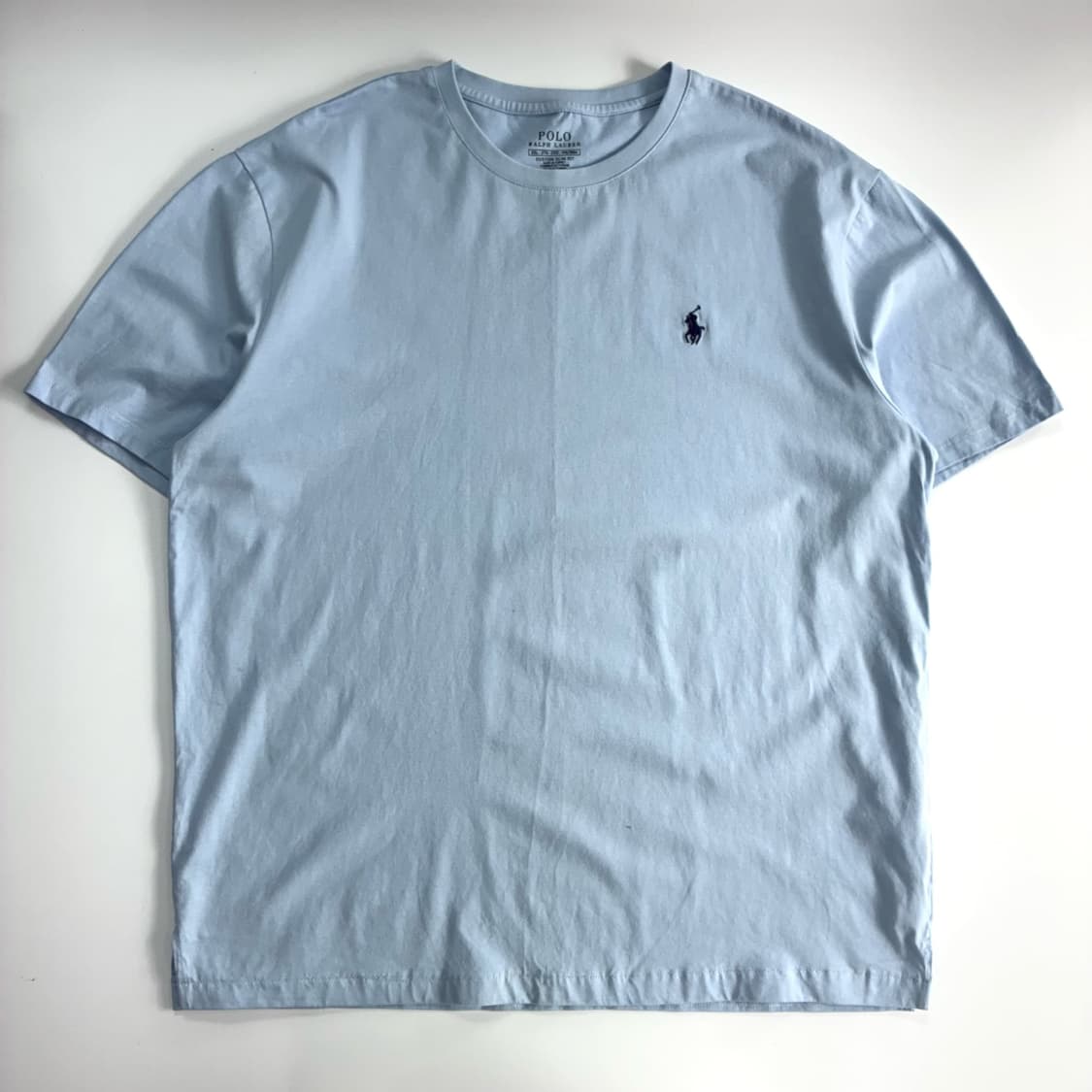 Polo  폴로 랄프로렌 자수 라이트블루 반팔 티셔츠  상품이미지1