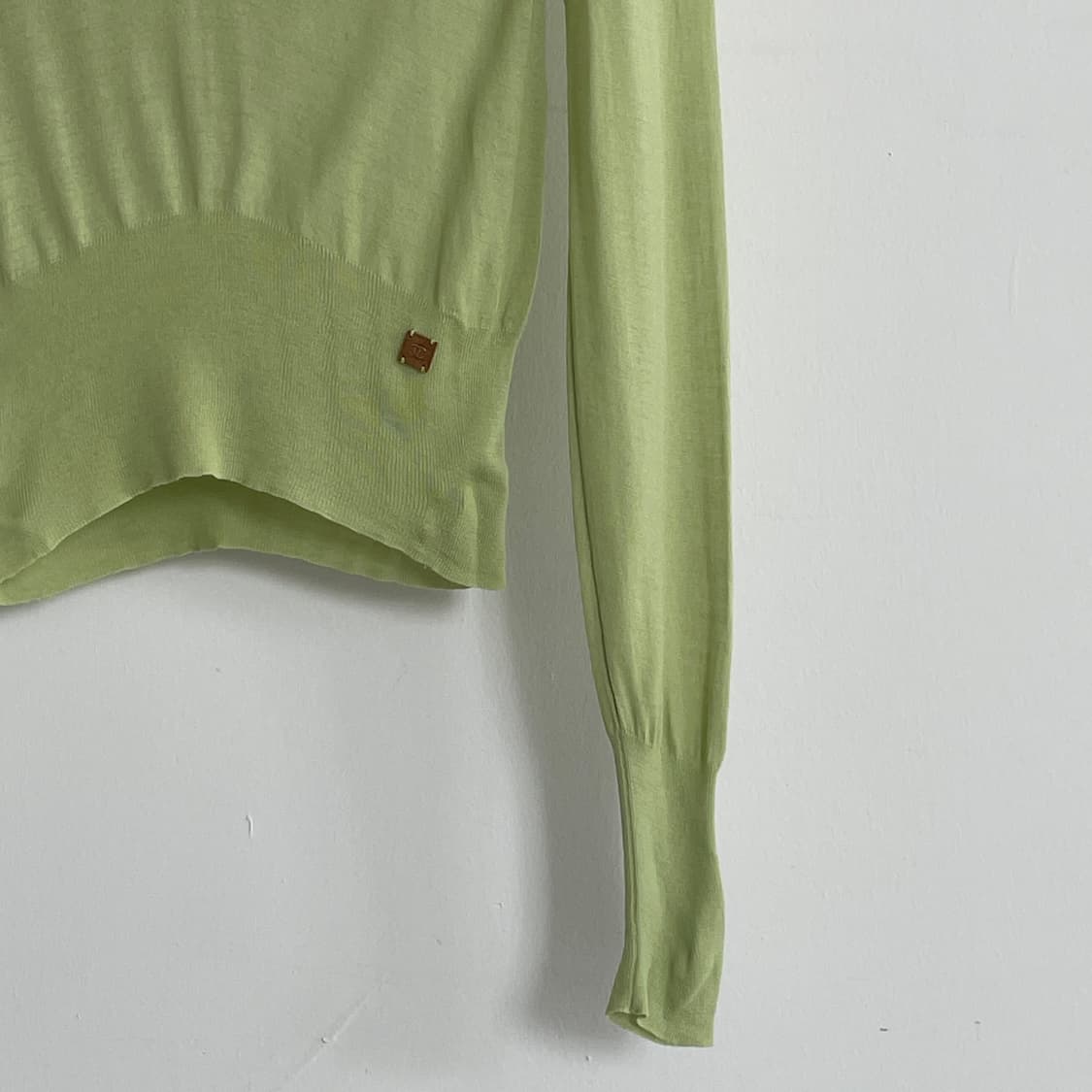 정품 샤넬 시스루 폴라 긴팔티 상품이미지4