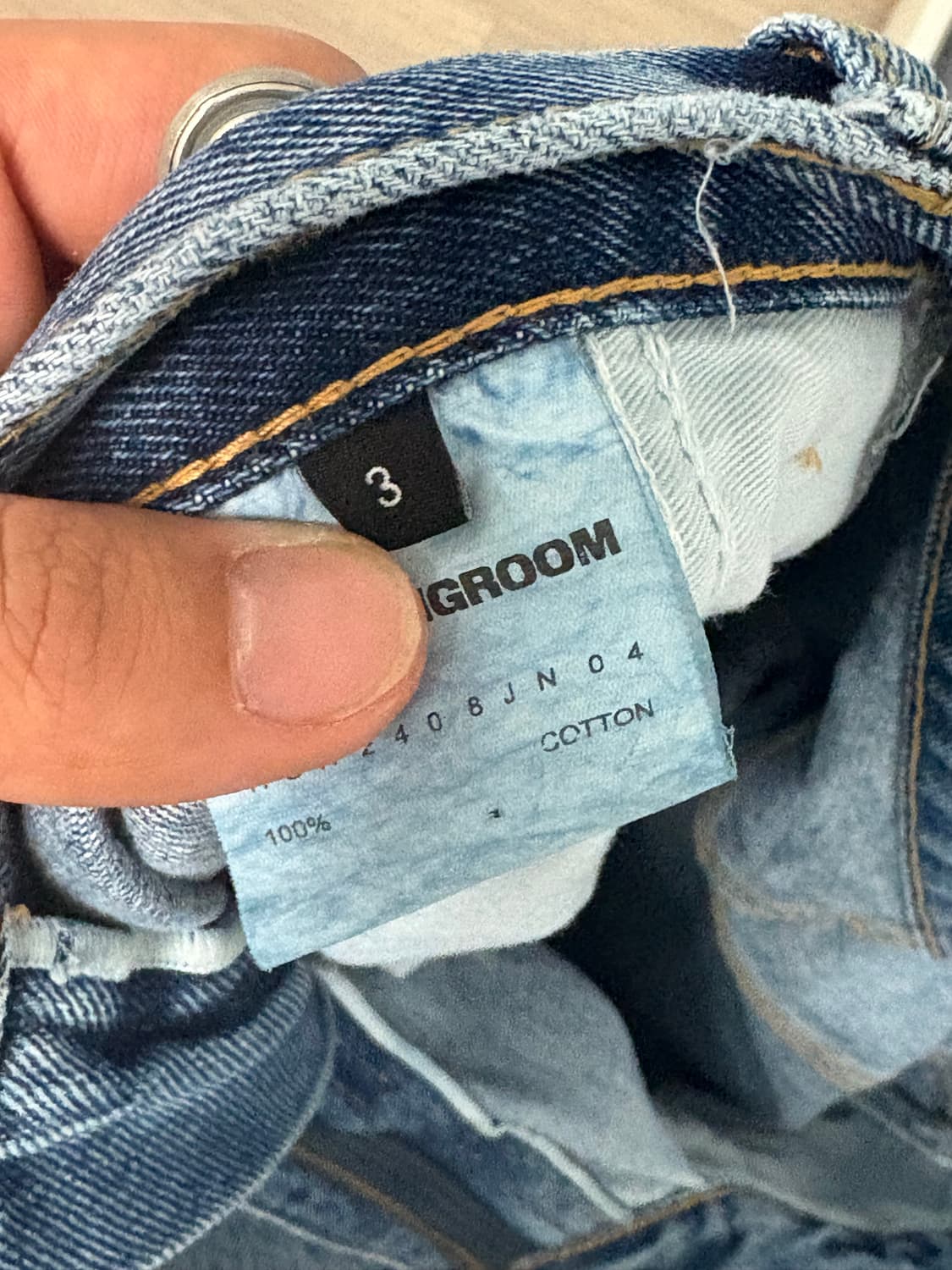 해칭룸 wrap jeans 상품이미지4