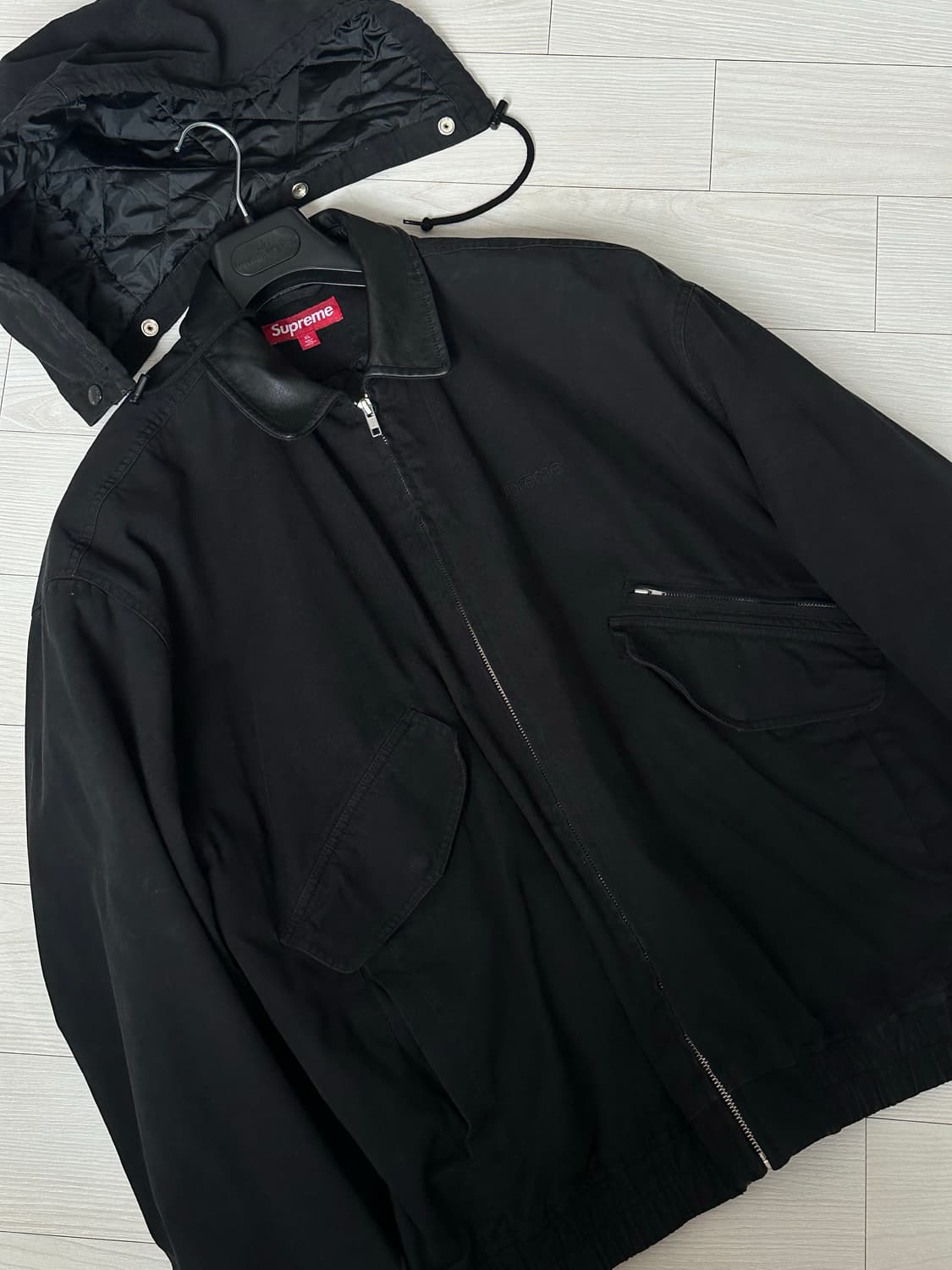 슈프림 레더 카라 유틸리티 자켓 23fw XL(105-110) 상품이미지7