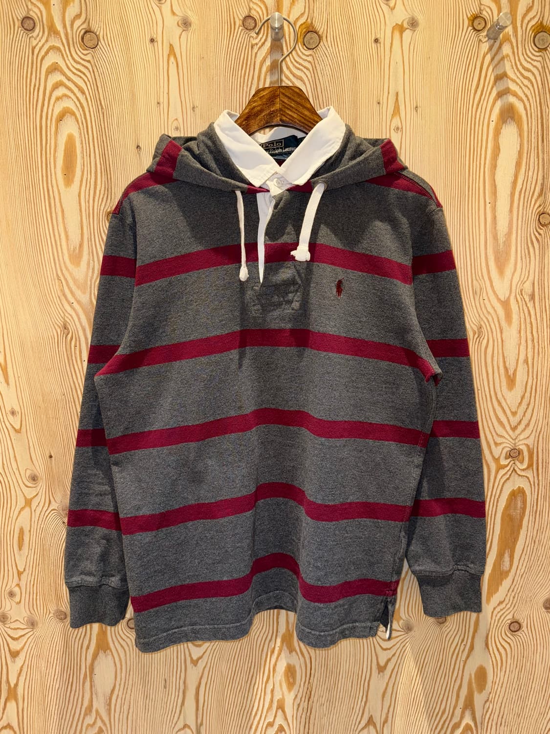 폴로 랄프로렌 스트라이프 후드 럭비 셔츠 상품이미지2