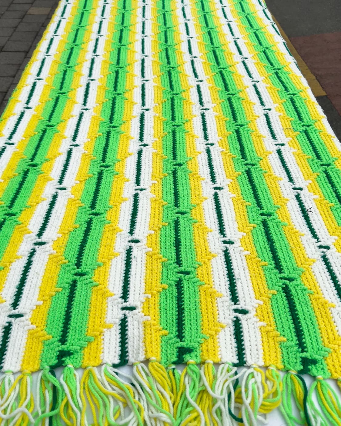 빈티지 소품 USA 크로셰 블랭킷 상품이미지1