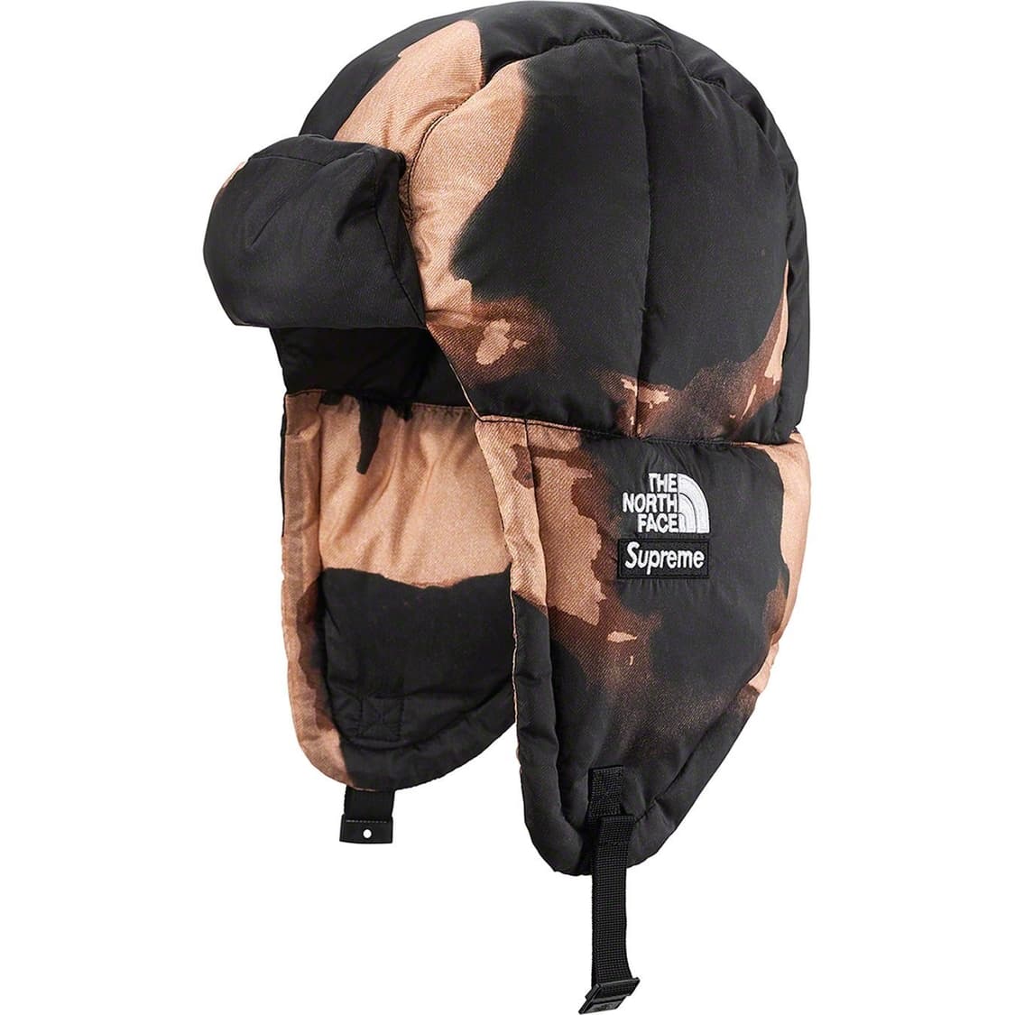 슈프림 x 노스페이스 블리치드 데님 프린트 눕시 트루퍼 햇 상품이미지1