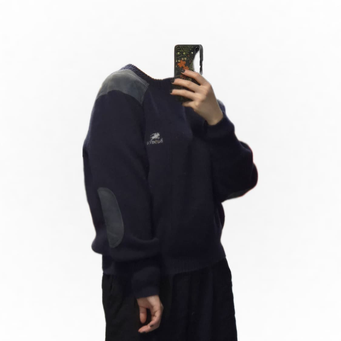 버버리 코만도 니트 스웨터 L 상품이미지8