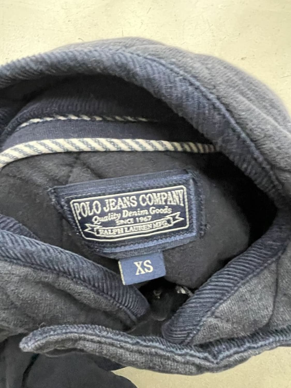 폴로 랄프로렌 빈티지 코튼 퀼팅 자켓 XS 상품이미지4