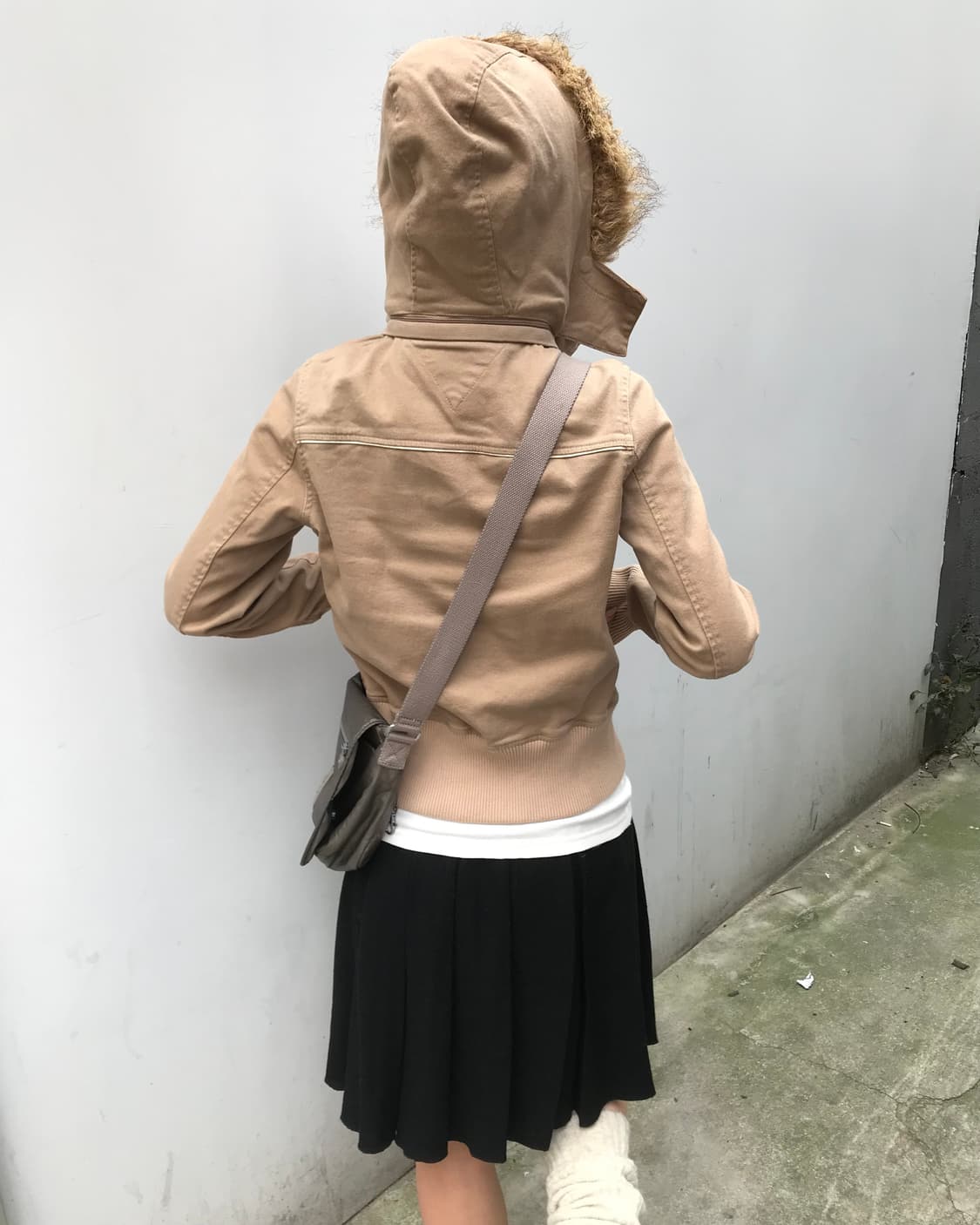 🏳️타미 퍼후드 코트자켓 코디🏳️ 상품이미지4