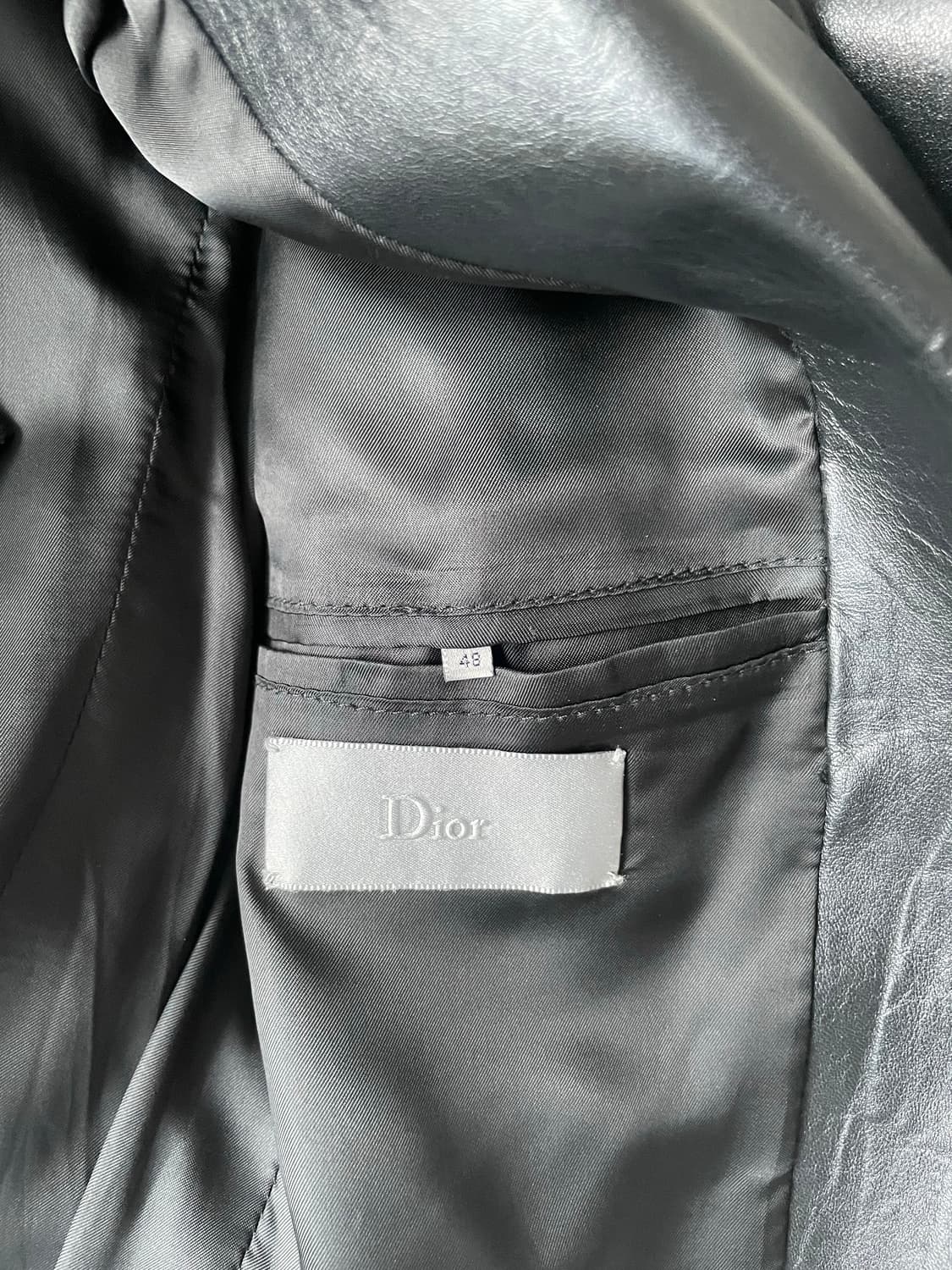 Dior homme 02ss 쇼피스 레더자켓 상품이미지5