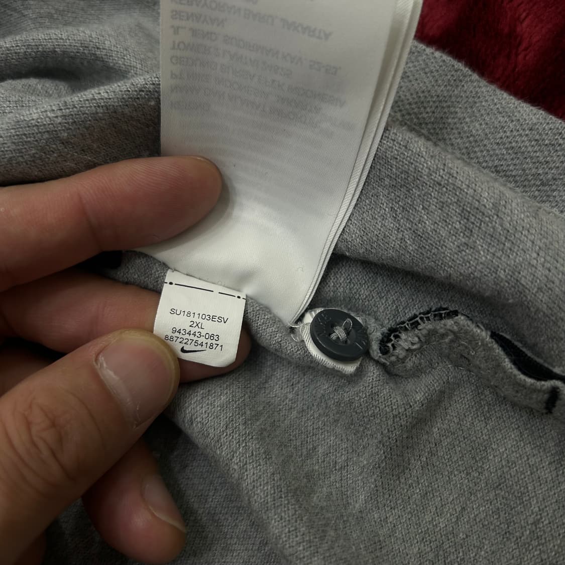 [XXL]나이키 테니스 헤리티지pk반팔/그레이 상품이미지7