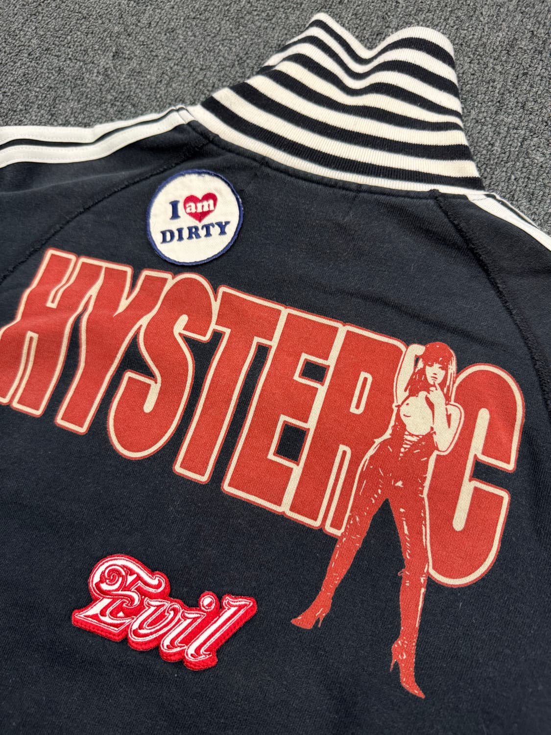 히스테릭 글래머 프린팅 스트라이프 집업 져지 상품이미지7