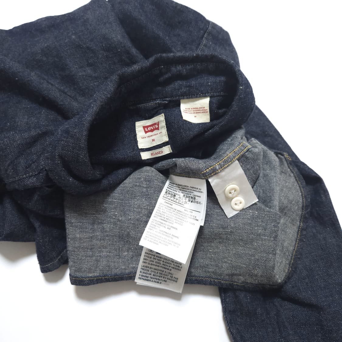 리바이스 Levis 잭슨 워커 릴렉스드 오버 데님 셔츠 상품이미지5