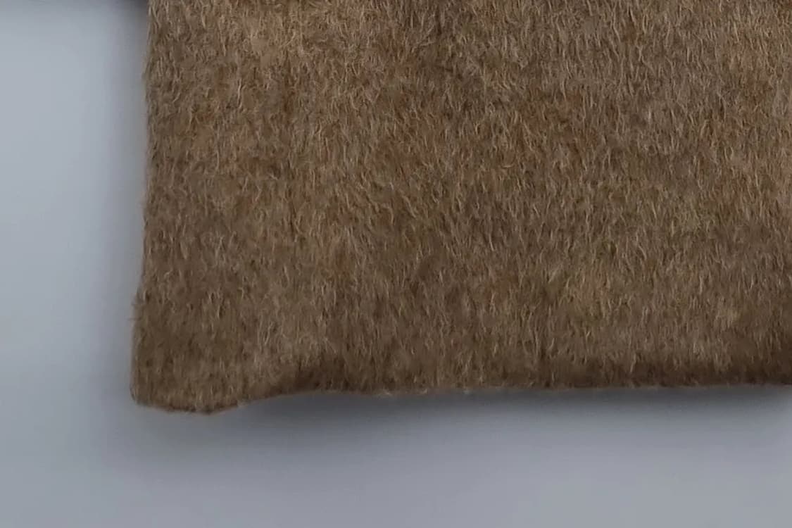 ADDENDA 울 90% 브라운 노카라 오버핏 코트 상품이미지5