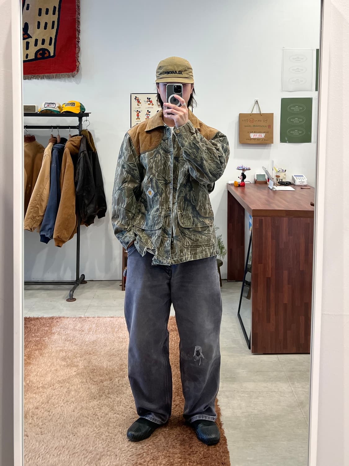 Carhartt 칼하트 리얼트리 카모 헌팅 자켓 상품이미지2