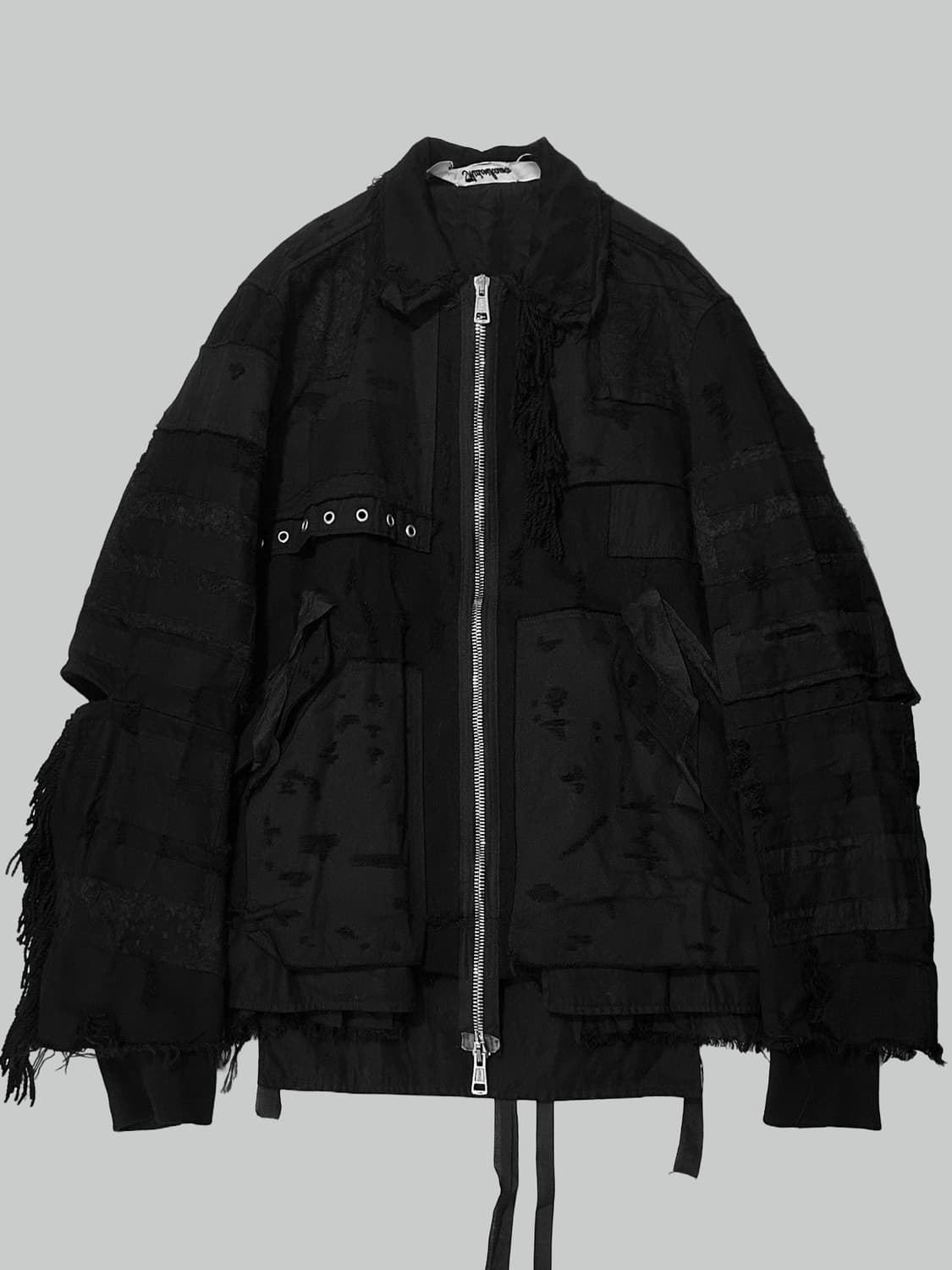 미도리카와 24aw 보로 자켓 상품이미지1