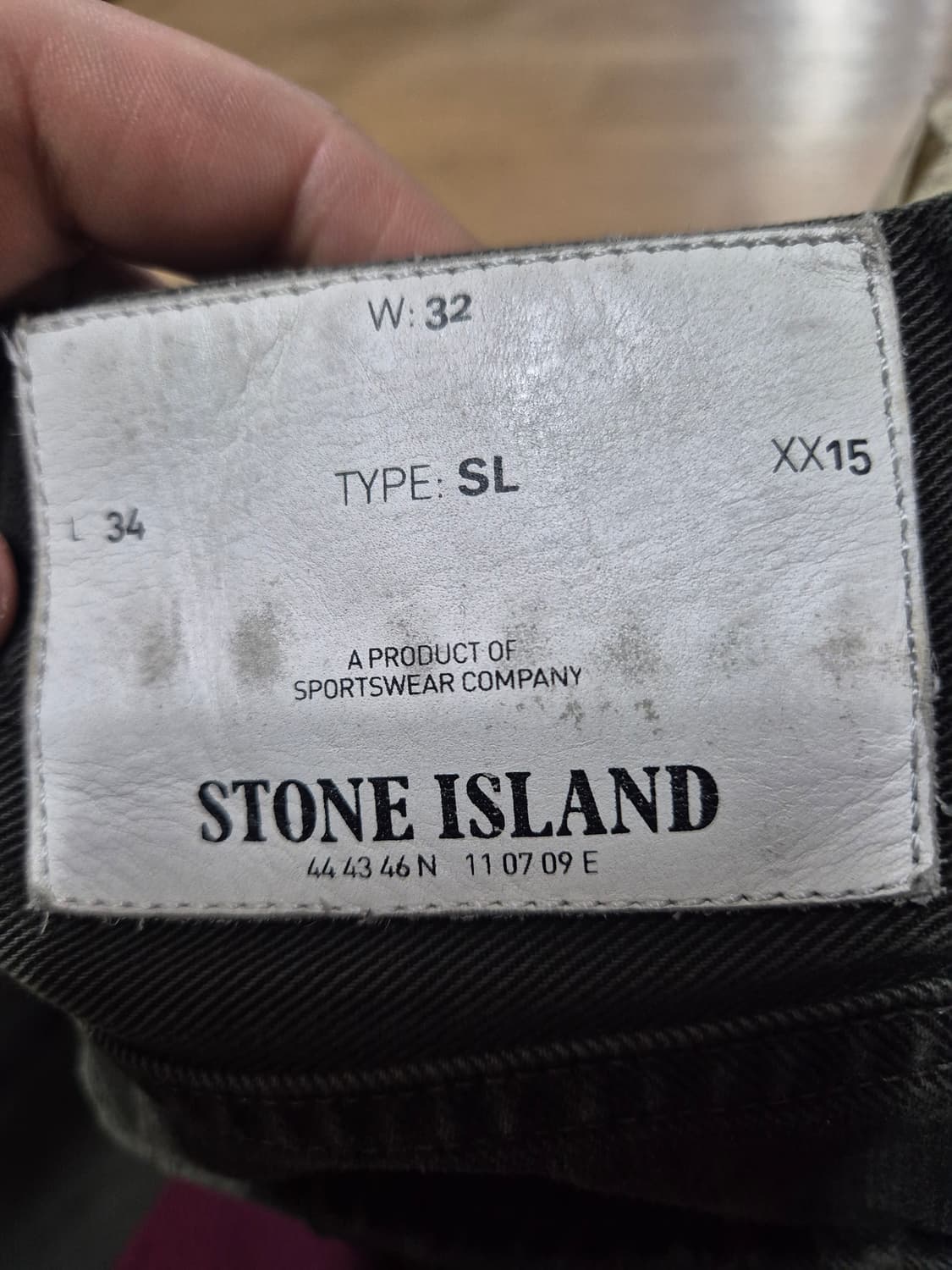 [32] 11fw 스톤아일랜드 빈티지 데님 진 청바지  상품이미지3