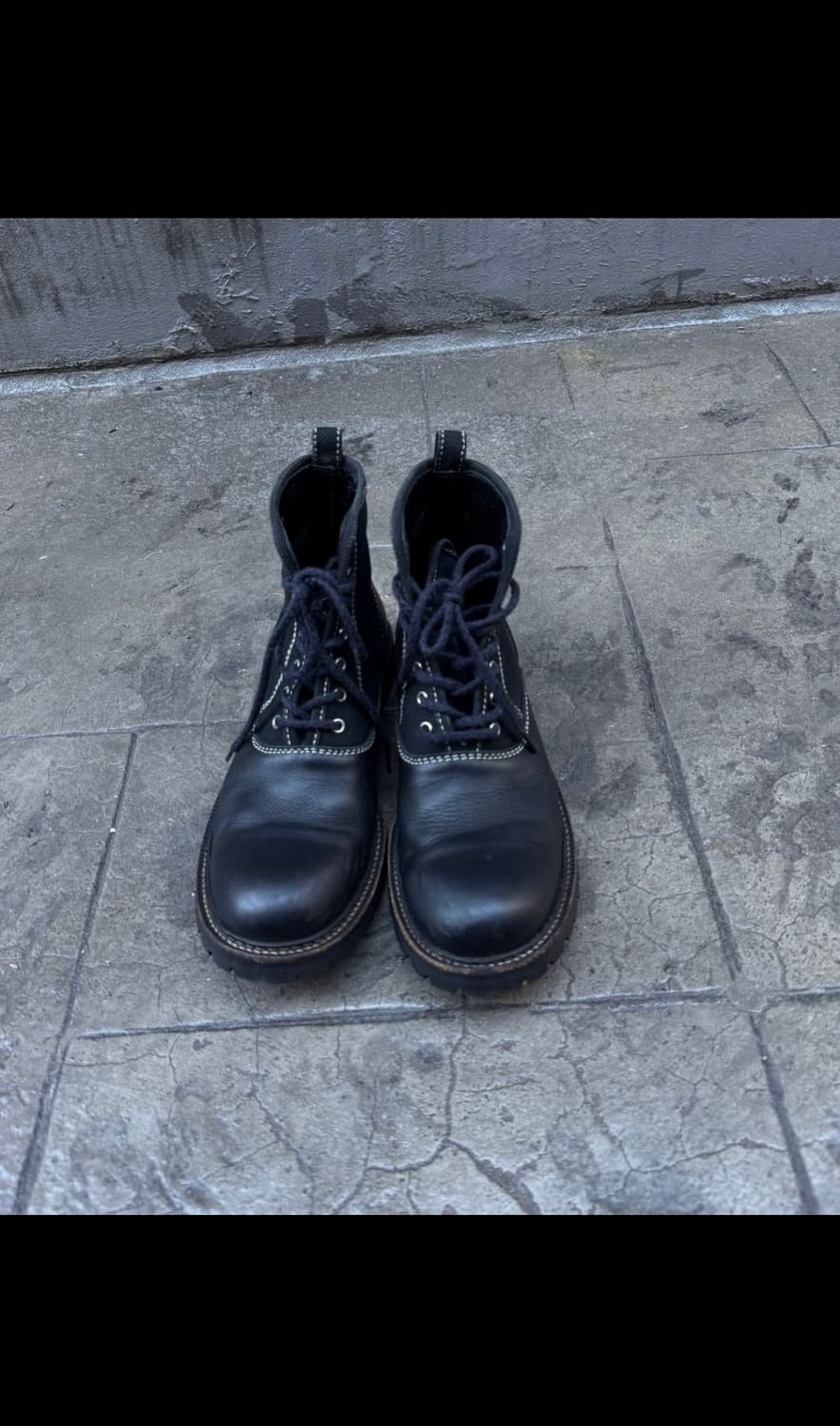 꼼데가르송 옴므 스티치 이중 도킹 부츠 상품이미지2