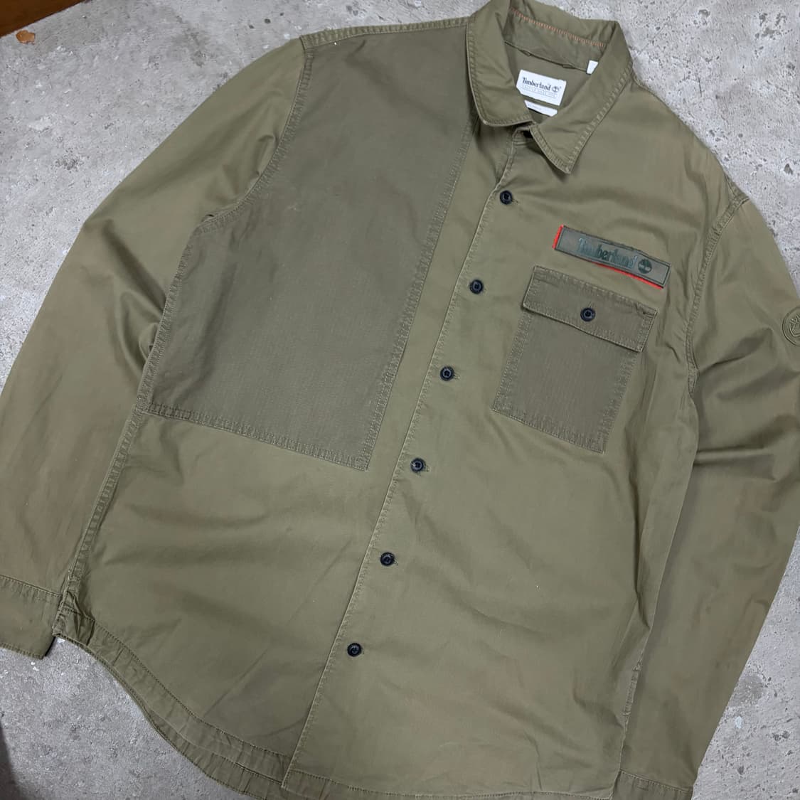팀버랜드 카키 워크 셔츠[2336] 상품이미지4
