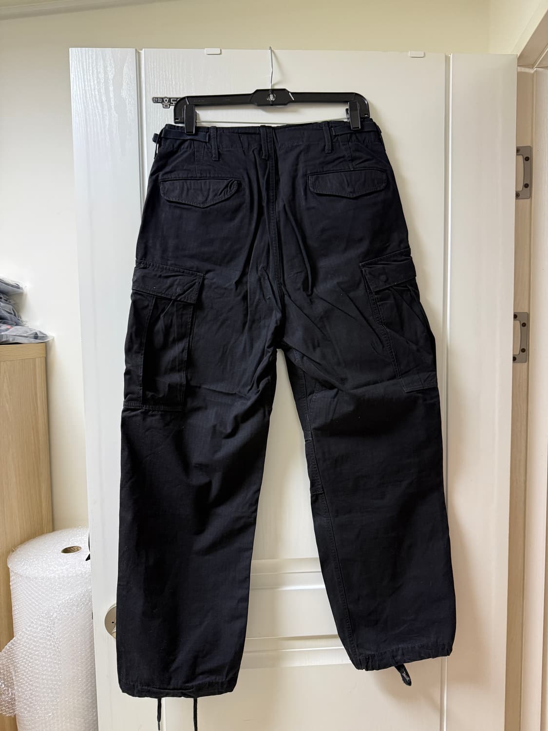 나나미카 립스탑 와이드 카고팬츠 30사이즈 블랙 상품이미지3