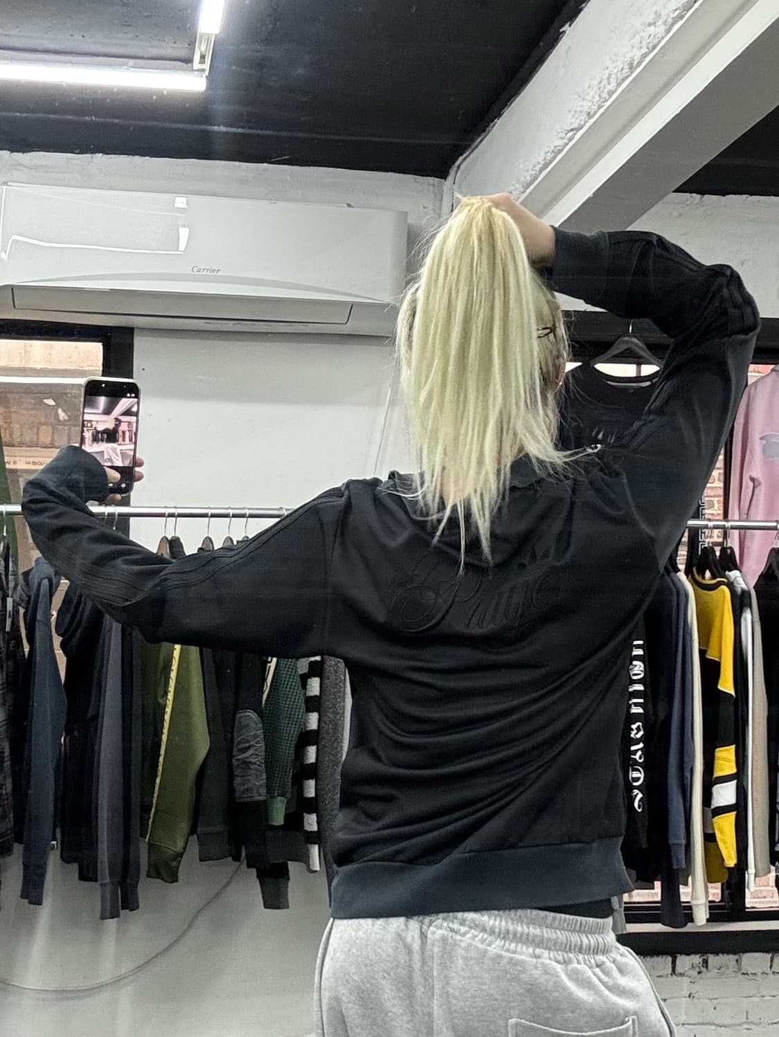 아디다스 블랙 트랙탑 져지 상품이미지6