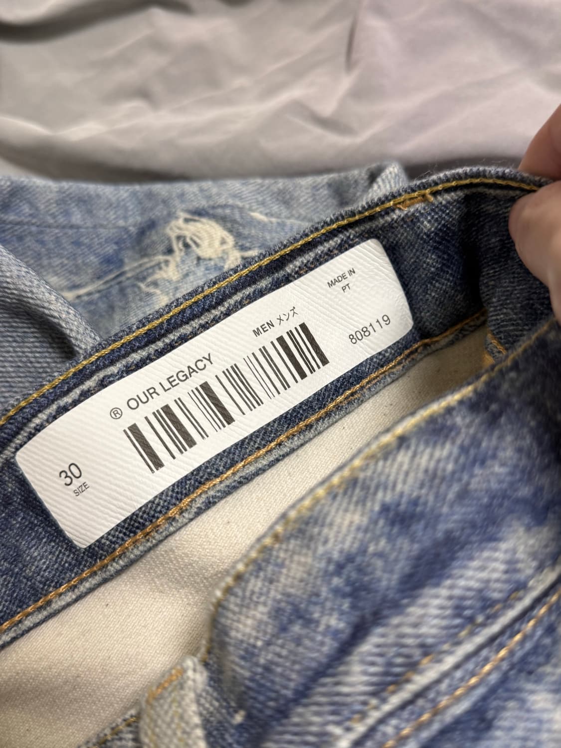 아워레거시 써드컷 디지털프린팅 데님 상품이미지4