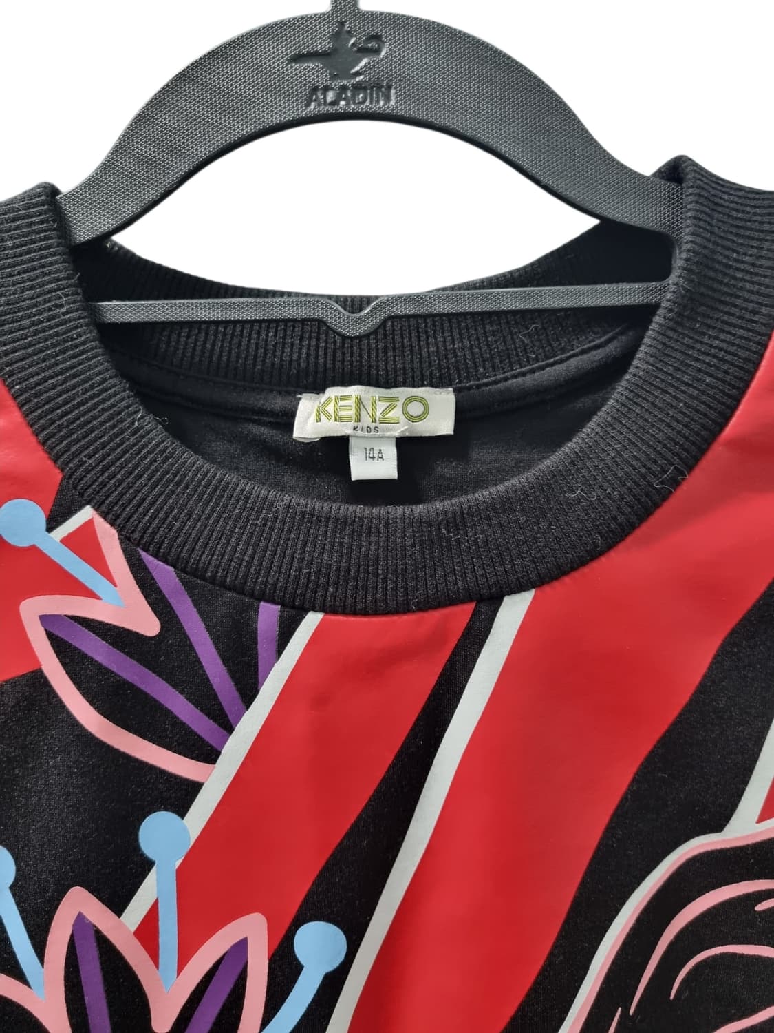 KENZO 겐조키즈 블랙 프린팅 원피스 144 상품이미지5