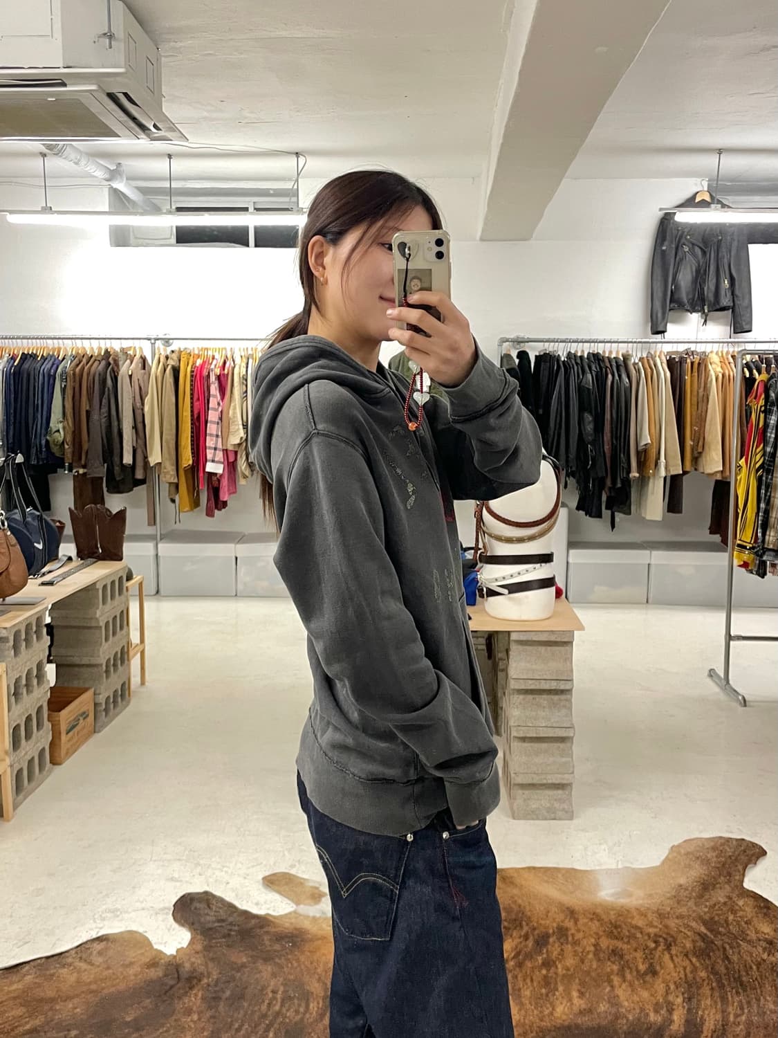 DIESEL washed hoodie 디젤 워싱 후드티 상품이미지8