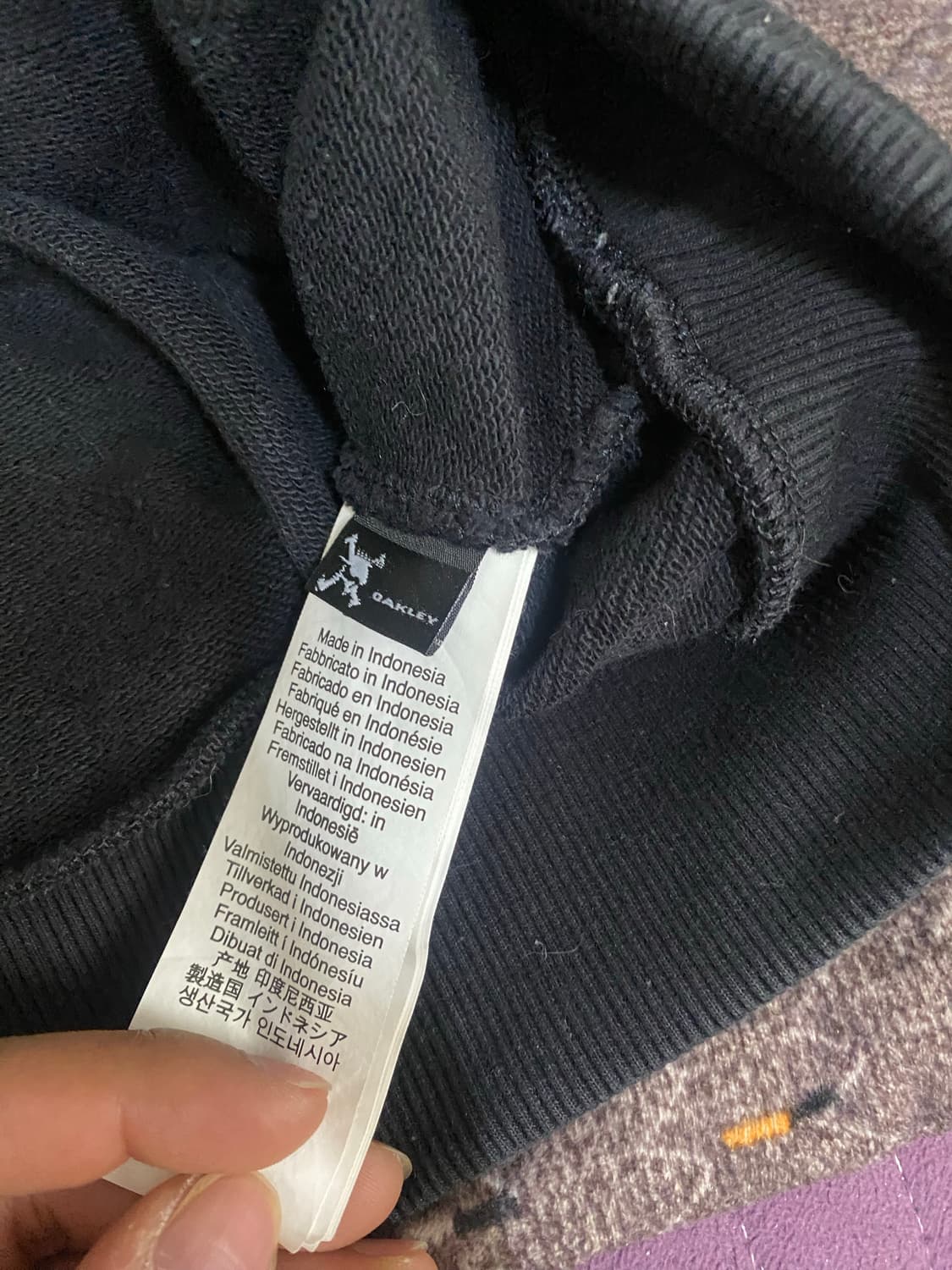 Oakley 검정 후드티 XL 상품이미지3