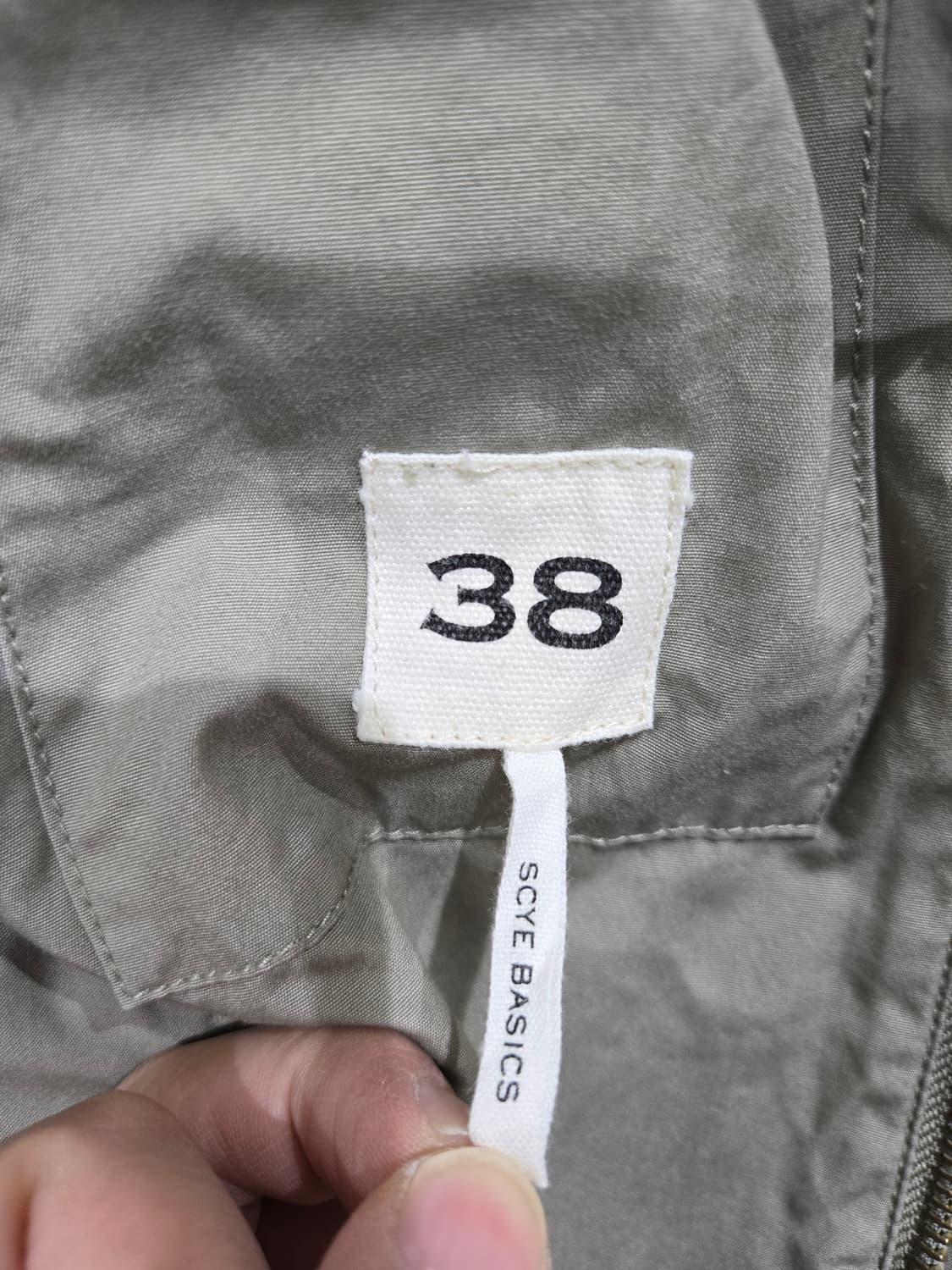 사이 scye 폭스 자켓 회색 22s 상품이미지5