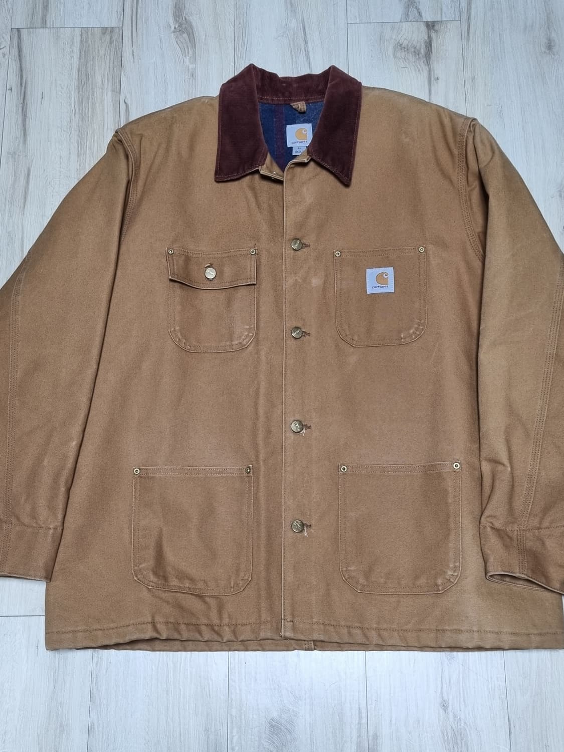 칼하트 C001 블랭킷 초어코트 BRN (XL) 상품이미지1