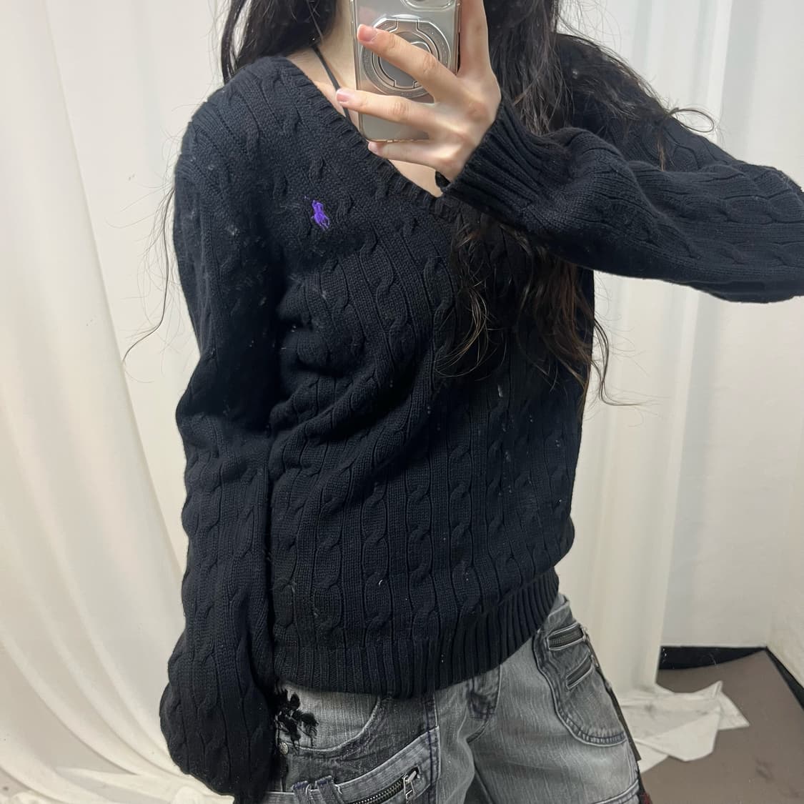 Polo Black Cable Knit 상품이미지3