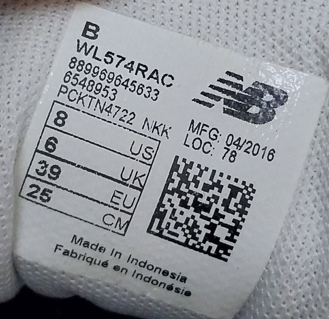 뉴발란스 574 스니커즈 실버  250mm 상품이미지9