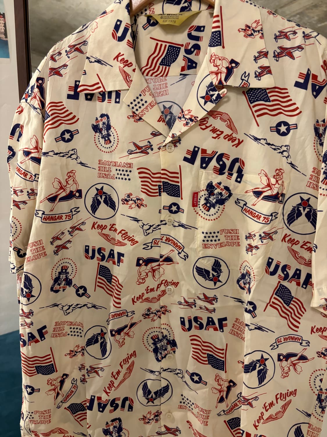 아비렉스 USAF 셔츠 상품이미지4
