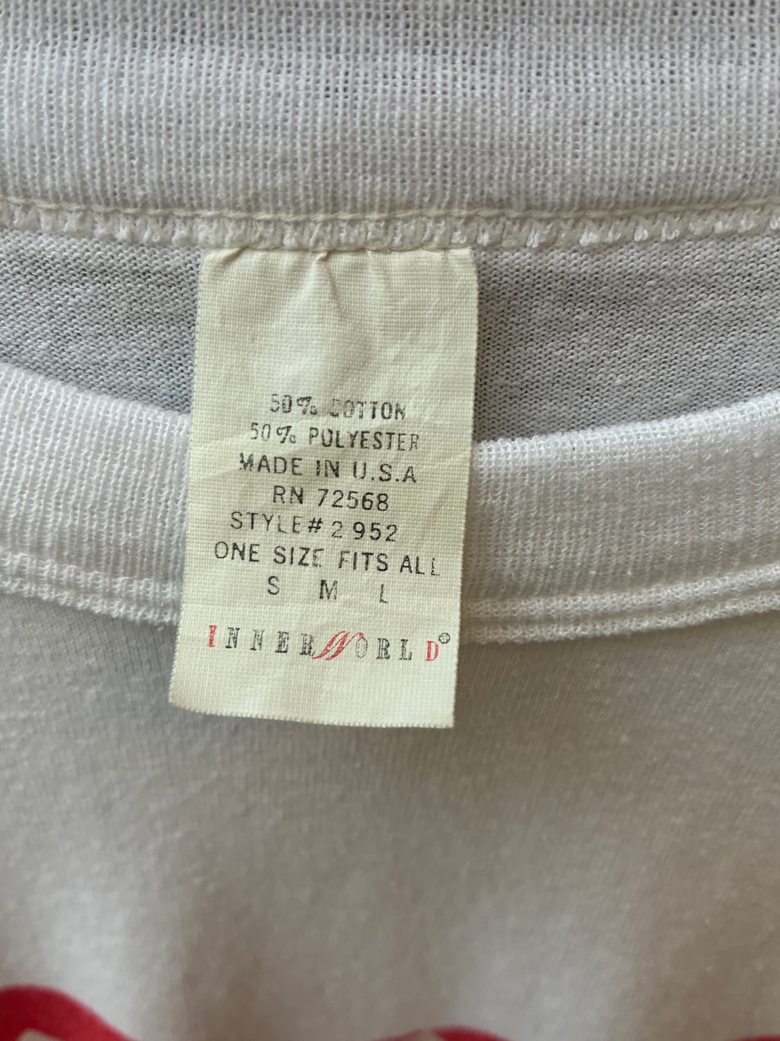 90s Vintage Heart Bear Graphic Tee 상품이미지7