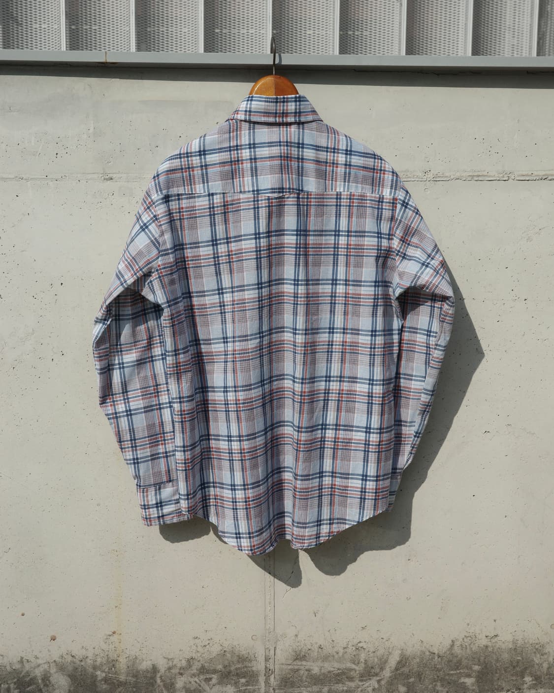 70s Sears Western wear 체크 웨스턴 셔츠 상품이미지4