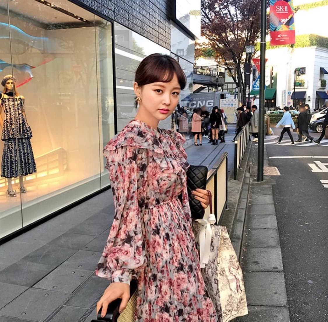 새상품+중고 ) 임블리 로즈플리츠 롱원피스 상품이미지2