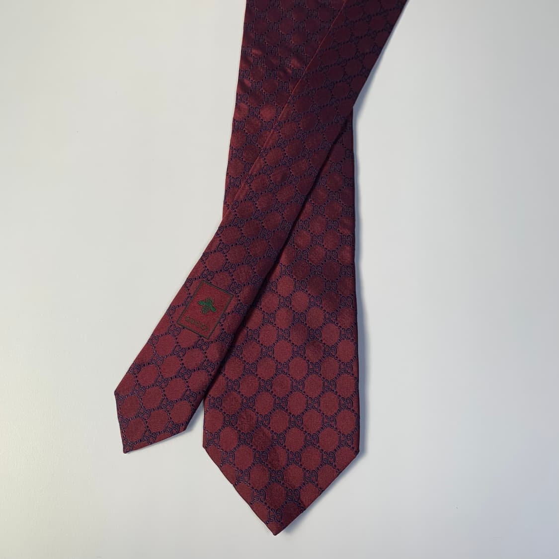 구찌(GUCCI) 신형 GG로고 모노그램 명품넥타이 100실크 8cm 상품이미지3